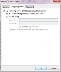 Procedure to configure MS Outlook 4